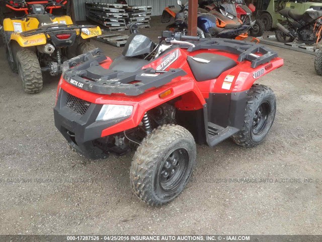 RFB16ATV7GK6M0692 - 2016 ARTIC ALTERRA 400R KYMCO USA INC  RED photo 2