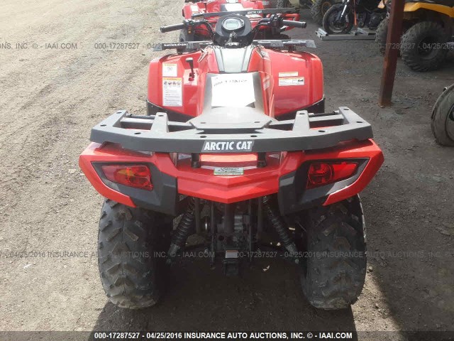 RFB16ATV1GK6M0459 - 2016 ARTIC ALTRERRA 400R KYMCO USA INC  RED photo 6