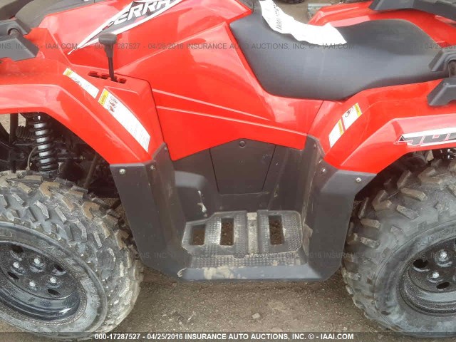 RFB16ATV1GK6M0459 - 2016 ARTIC ALTRERRA 400R KYMCO USA INC  RED photo 9