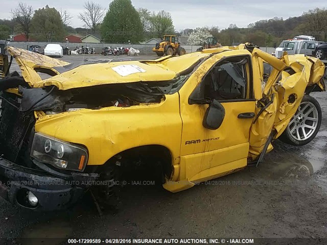 3D7HA18H45G740434 - 2005 DODGE RAM SRT10 YELLOW photo 6