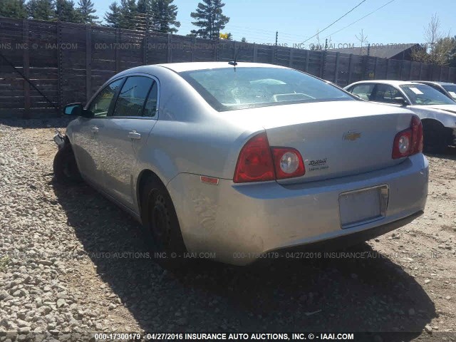 1G1ZB5EB1AF316829 - 2010 CHEVROLET MALIBU LS 灰色 照片 3
