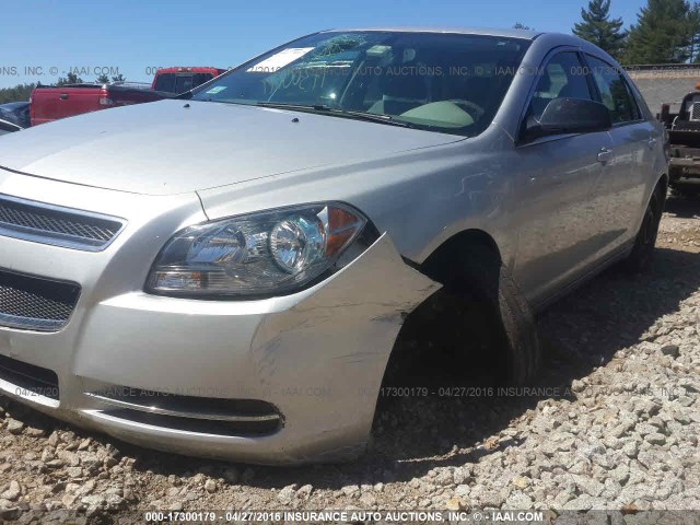 1G1ZB5EB1AF316829 - 2010 CHEVROLET MALIBU LS 灰色 照片 6