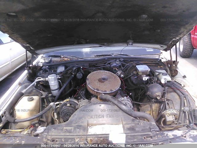 1G1BU54E8LA115338 - 1990 CHEVROLET CAPRICE CLASSIC BROUGHAM WHITE photo 10