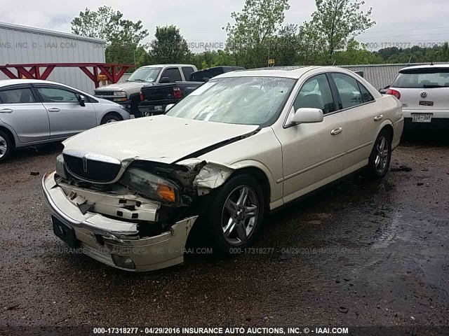 1LNHM87A22Y676275 - 2002 LINCOLN LS 奶油色 照片 2