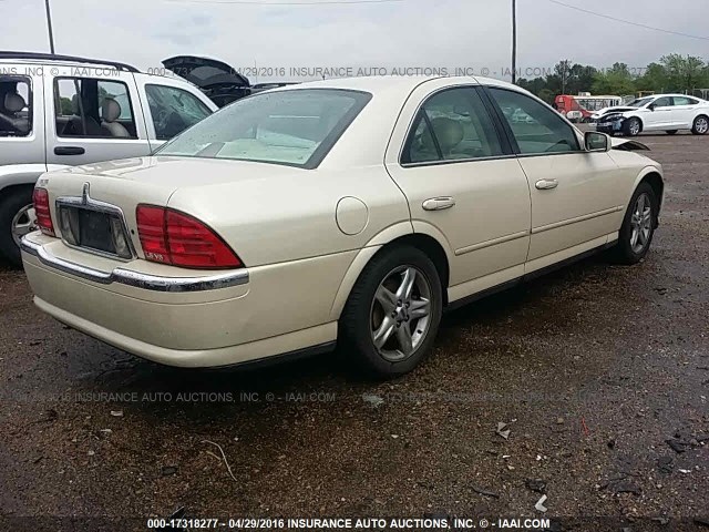 1LNHM87A22Y676275 - 2002 LINCOLN LS 奶油色 照片 4