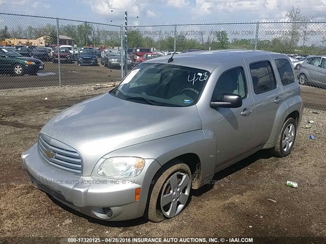 3GNDA13D68S638333 - 2008 CHEVROLET HHR LS SILVER photo 2