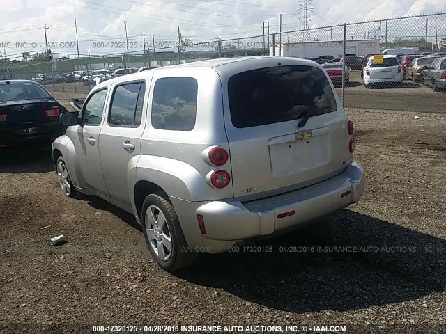 3GNDA13D68S638333 - 2008 CHEVROLET HHR LS SILVER photo 3
