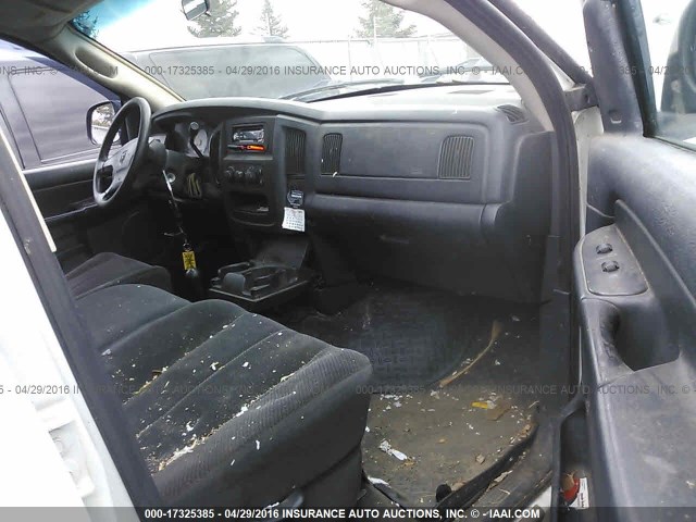 3D7KU28683G704874 - 2003 DODGE RAM 2500 ST/SLT 白色 照片 5