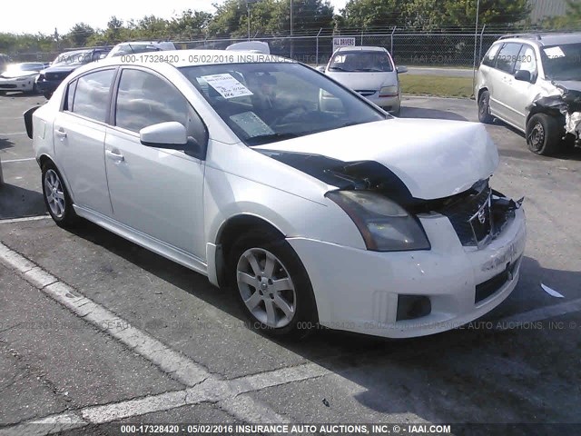 3N1AB6AP3AL696969 - 2010 NISSAN SENTRA 2.0/2.0S/SR/2.0SL WHITE photo 1