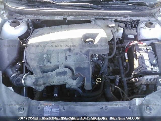 1G1ZC5E01AF237849 - 2010 CHEVROLET MALIBU 1LT WHITE photo 10