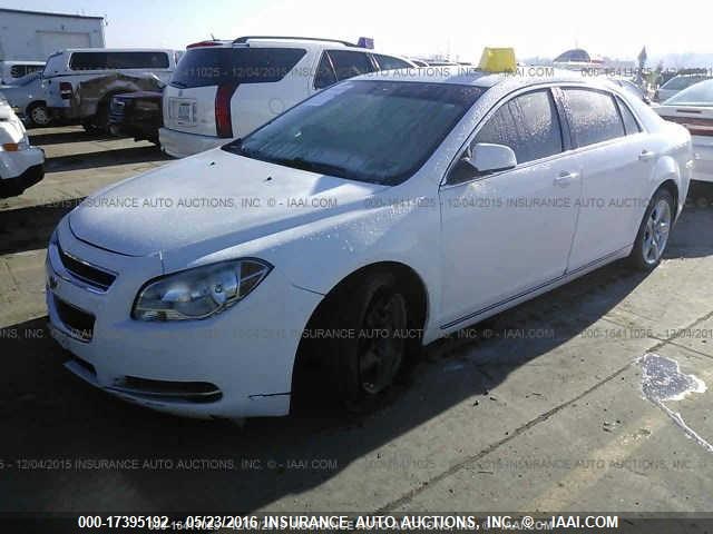 1G1ZC5E01AF237849 - 2010 CHEVROLET MALIBU 1LT WHITE photo 2