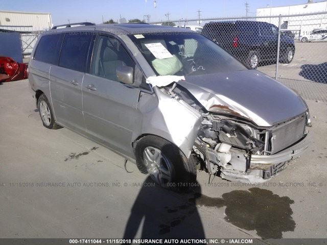 5FNRL38635B415234 - 2005 HONDA ODYSSEY EXL SILVER photo 1