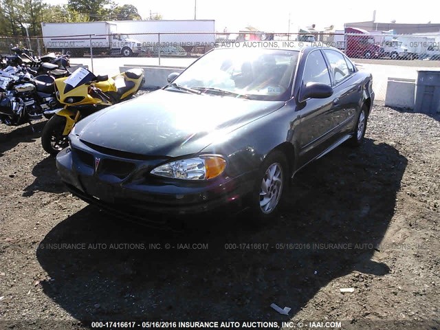 1G2NF52F43C191156 - 2003 PONTIAC GRAND AM SE1 GREEN photo 2