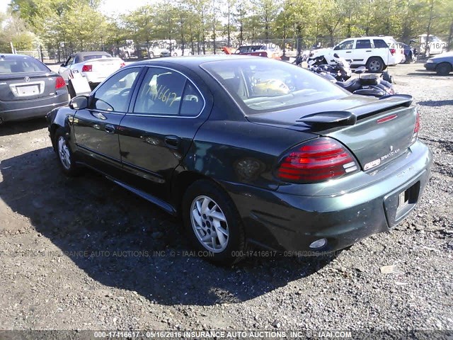 1G2NF52F43C191156 - 2003 PONTIAC GRAND AM SE1 GREEN photo 3