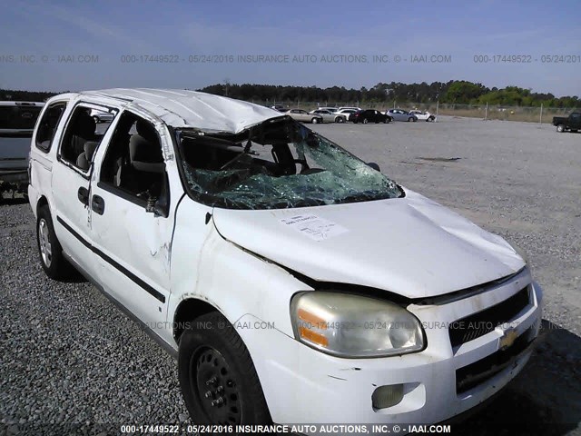 1GNDV23L06D109703 - 2006 CHEVROLET UPLANDER LS WHITE photo 6