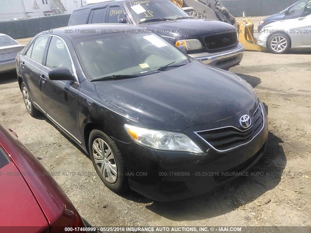 4T1BF3EK6AU522303 - 2010 TOYOTA CAMRY SE/LE/XLE BLACK photo 1