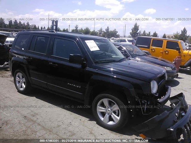 1C4NJRFB2GD647227 - 2016 JEEP PATRIOT LATITUDE BLACK photo 1