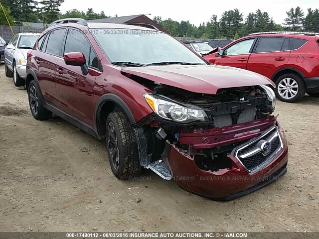 JF2GPACC2F9268737 - 2015 SUBARU XV CROSSTREK 2.0 PREMIUM RED photo 1