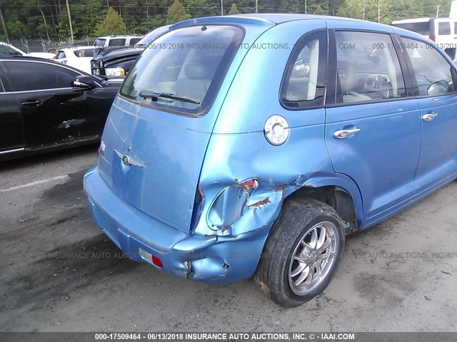 3A8FY48B98T113825 - 2008 CHRYSLER PT CRUISER BLUE photo 6