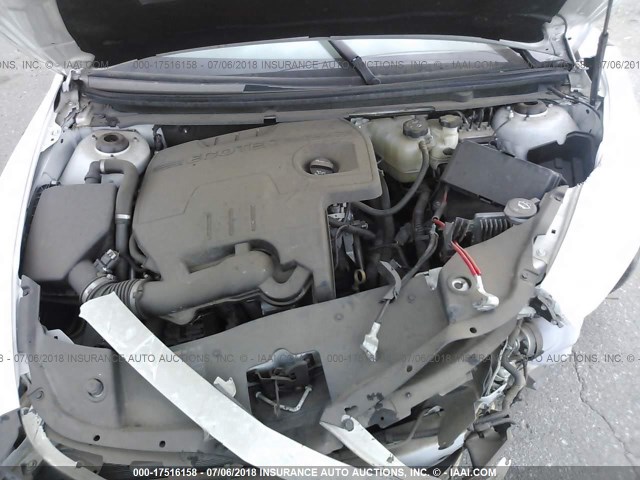 1G1ZA5E0XCF394675 - 2012 CHEVROLET MALIBU LS WHITE photo 10
