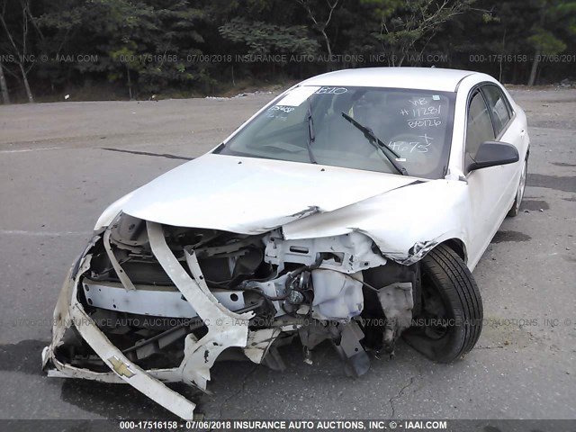 1G1ZA5E0XCF394675 - 2012 CHEVROLET MALIBU LS WHITE photo 6