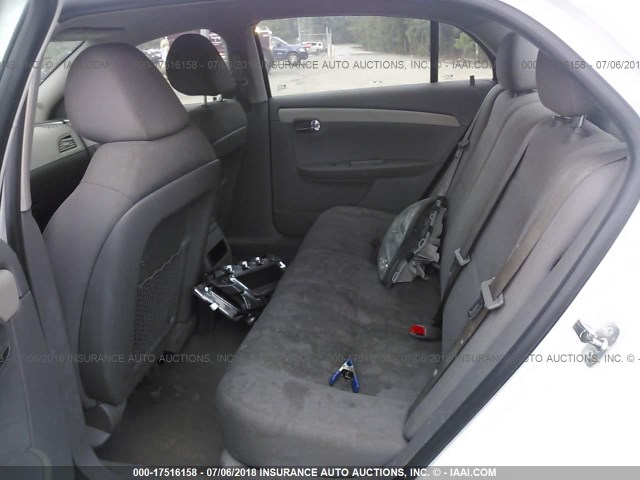 1G1ZA5E0XCF394675 - 2012 CHEVROLET MALIBU LS WHITE photo 8