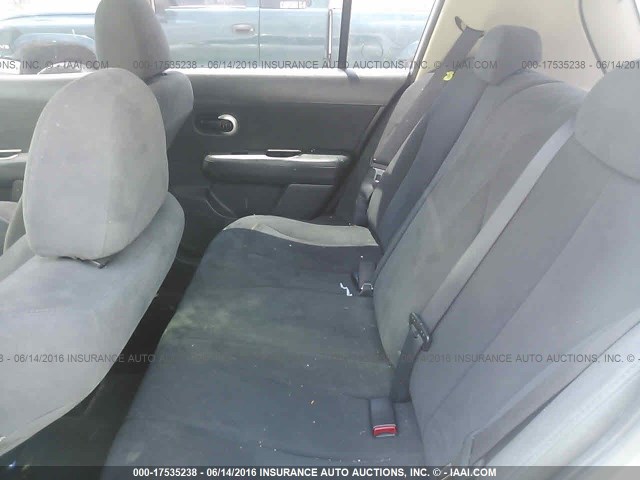 3N1BC13E49L377723 - 2009 NISSAN VERSA S/SL SILVER photo 8