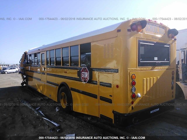 4DRBWAAR1EB491065 - 2014 IC CORPORATION 3000 RE YELLOW photo 3