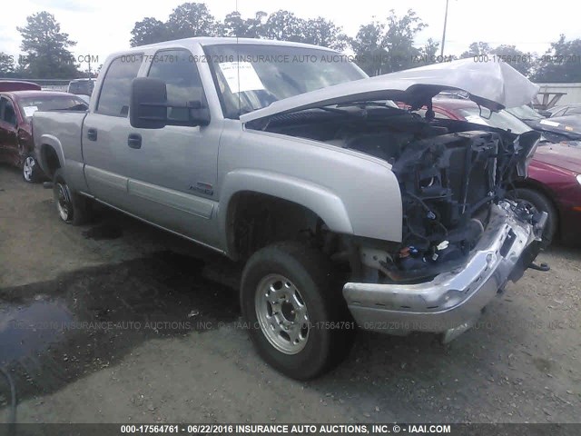 1GCHC23206F106196 - 2006 CHEVROLET SILVERADO C2500 HEAVY DUTY GRAY photo 1