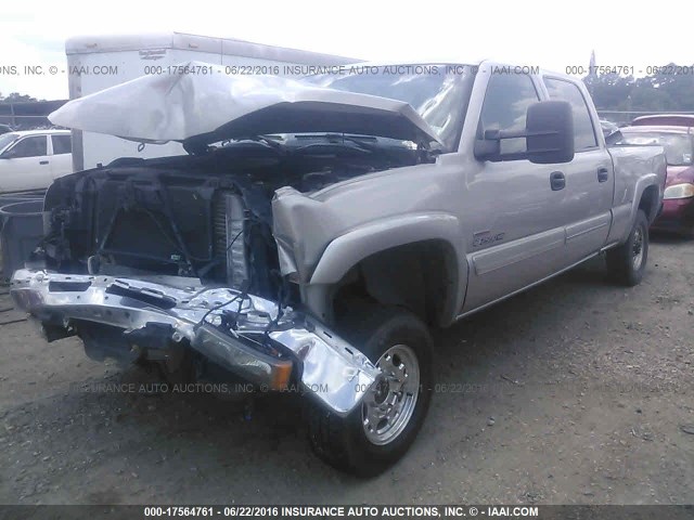 1GCHC23206F106196 - 2006 CHEVROLET SILVERADO C2500 HEAVY DUTY GRAY photo 2