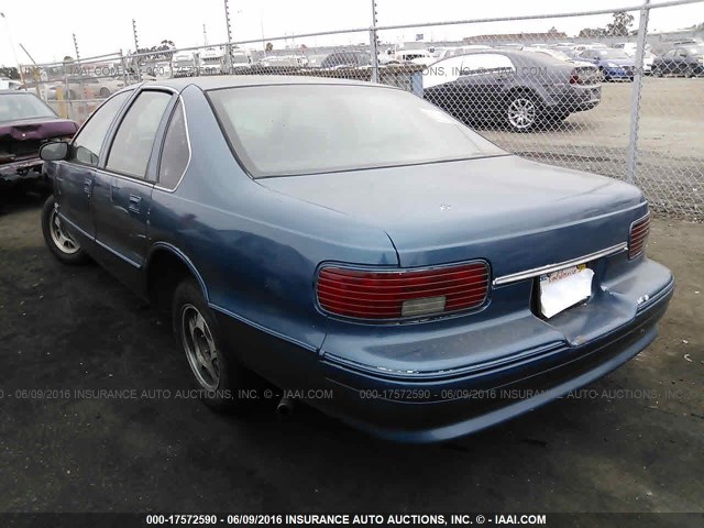 1G1BL52W2SR171144 - 1995 CHEVROLET CAPRICE CLASSIC BLUE photo 3