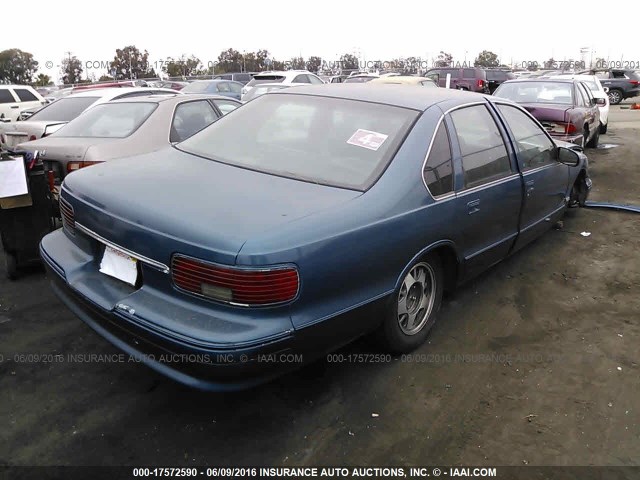 1G1BL52W2SR171144 - 1995 CHEVROLET CAPRICE CLASSIC BLUE photo 4