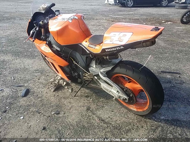 JH2SC570X4M003982 - 2004 HONDA CBR1000 RR ORANGE photo 3