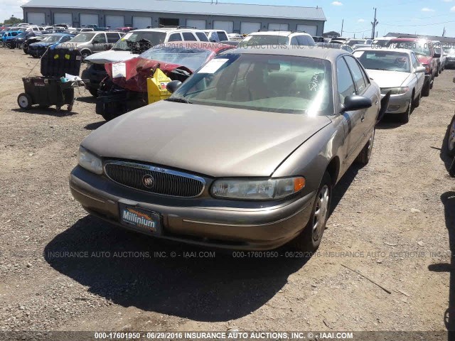 2G4WS52J231115727 - 2003 BUICK CENTURY CUSTOM GOLD photo 2