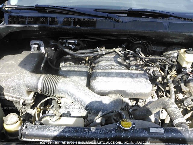 5TFRT54147X013530 - 2007 TOYOTA TUNDRA DOUBLE CAB SR5 BLACK photo 10