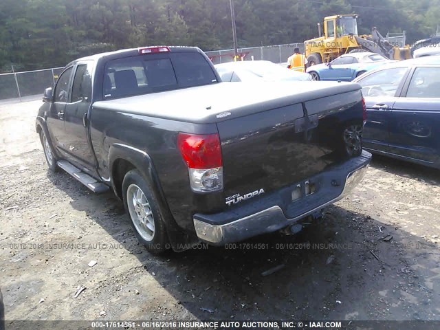 5TFRT54147X013530 - 2007 TOYOTA TUNDRA DOUBLE CAB SR5 BLACK photo 3