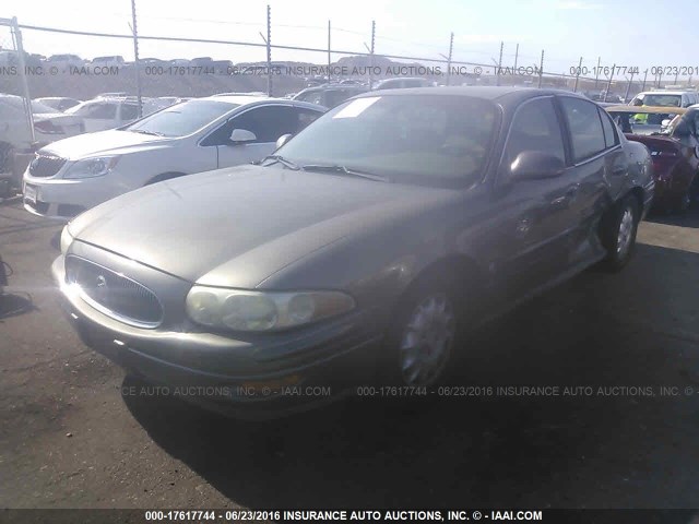 1G4HR54K42U234344 - 2002 BUICK LESABRE LIMITED BEIGE photo 2