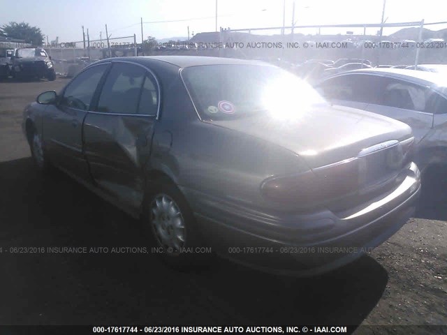 1G4HR54K42U234344 - 2002 BUICK LESABRE LIMITED BEIGE photo 3