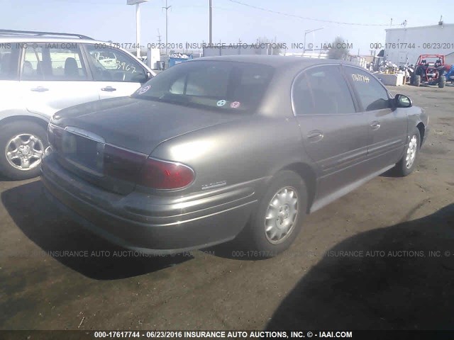 1G4HR54K42U234344 - 2002 BUICK LESABRE LIMITED BEIGE photo 4