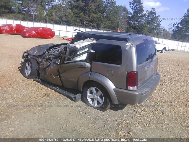 1D8GU58K07W565721 - 2007 DODGE NITRO SLT BEIGE photo 3