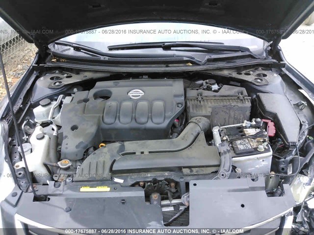 1N4AL2AP2CC172946 - 2012 NISSAN ALTIMA S GRAY photo 10