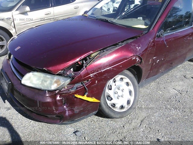 1G8JU82F3YY635410 - 2000 SATURN LW1 MAROON photo 6