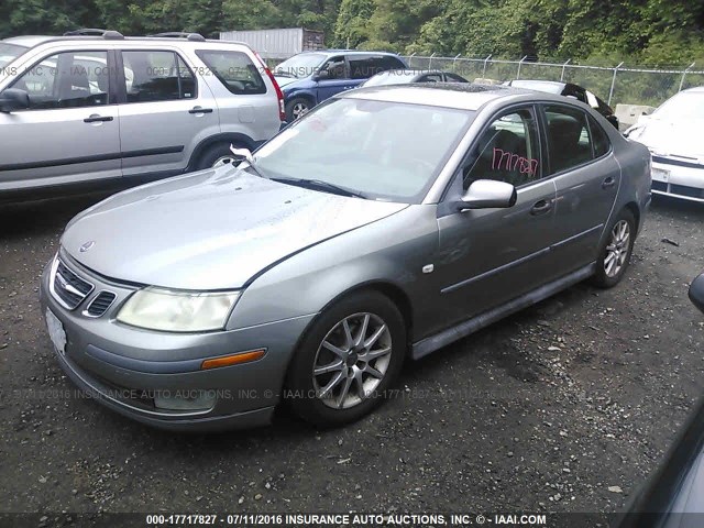 YS3FB49S431046325 - 2003 SAAB 9-3 LINEAR GRAY photo 2