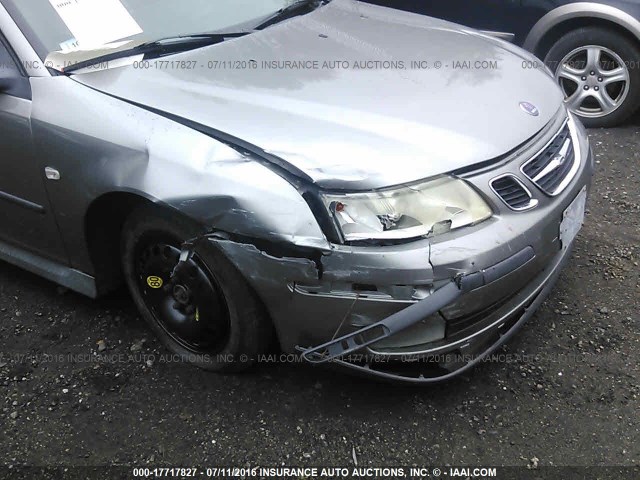 YS3FB49S431046325 - 2003 SAAB 9-3 LINEAR GRAY photo 6