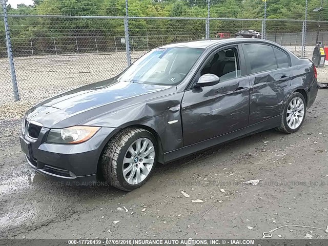 WBAVC53598FZ87284 - 2008 BMW 328 I SULEV GRAY photo 2