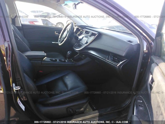 4T1BK1EB0GU198984 - 2016 TOYOTA AVALON XLE PLUS/PREMIUM/TOUR/LTD PURPLE photo 5