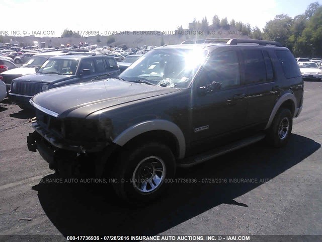 1FMEU74E98UA33202 - 2008 FORD EXPLORER EDDIE BAUER Dark Brown photo 2