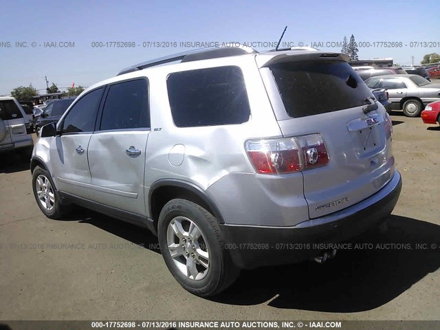 1GKER23D19J183264 - 2009 GMC ACADIA SLT-1 Srebrny zdjęcie 3