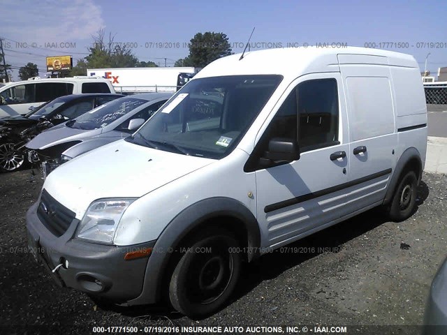 NM0LS7AN5DT154733 - 2013 FORD TRANSIT CONNECT XL WHITE photo 2