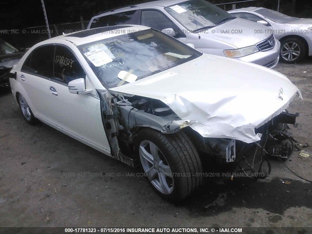 WDDNG8GB3AA340820 - 2010 MERCEDES-BENZ S 550 4MATIC WHITE photo 1